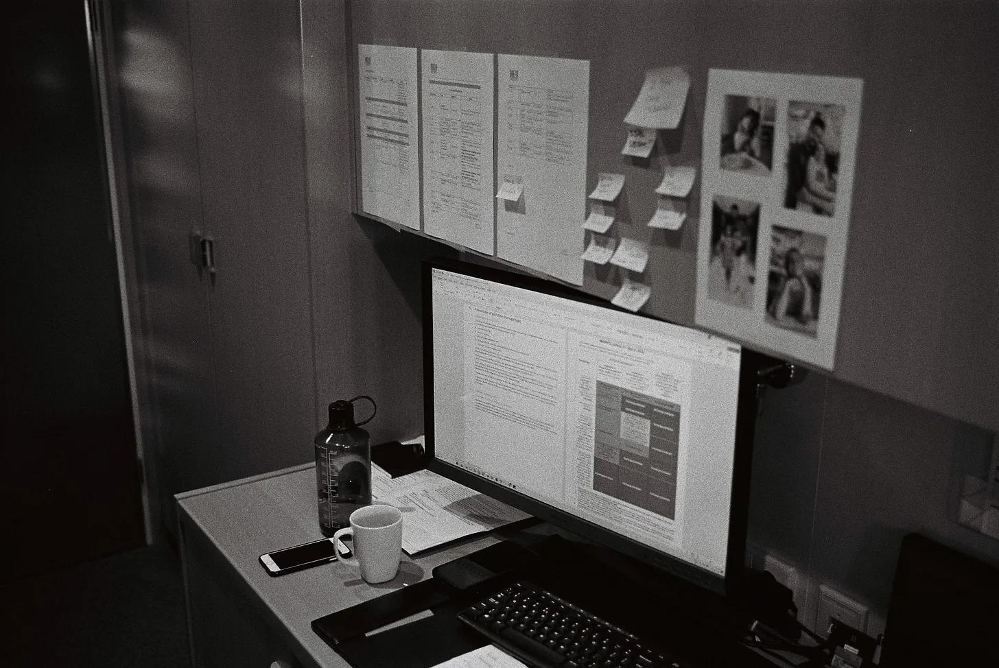 Post-it notes with ‘gentle reminders’ are never too far from my line of sight.